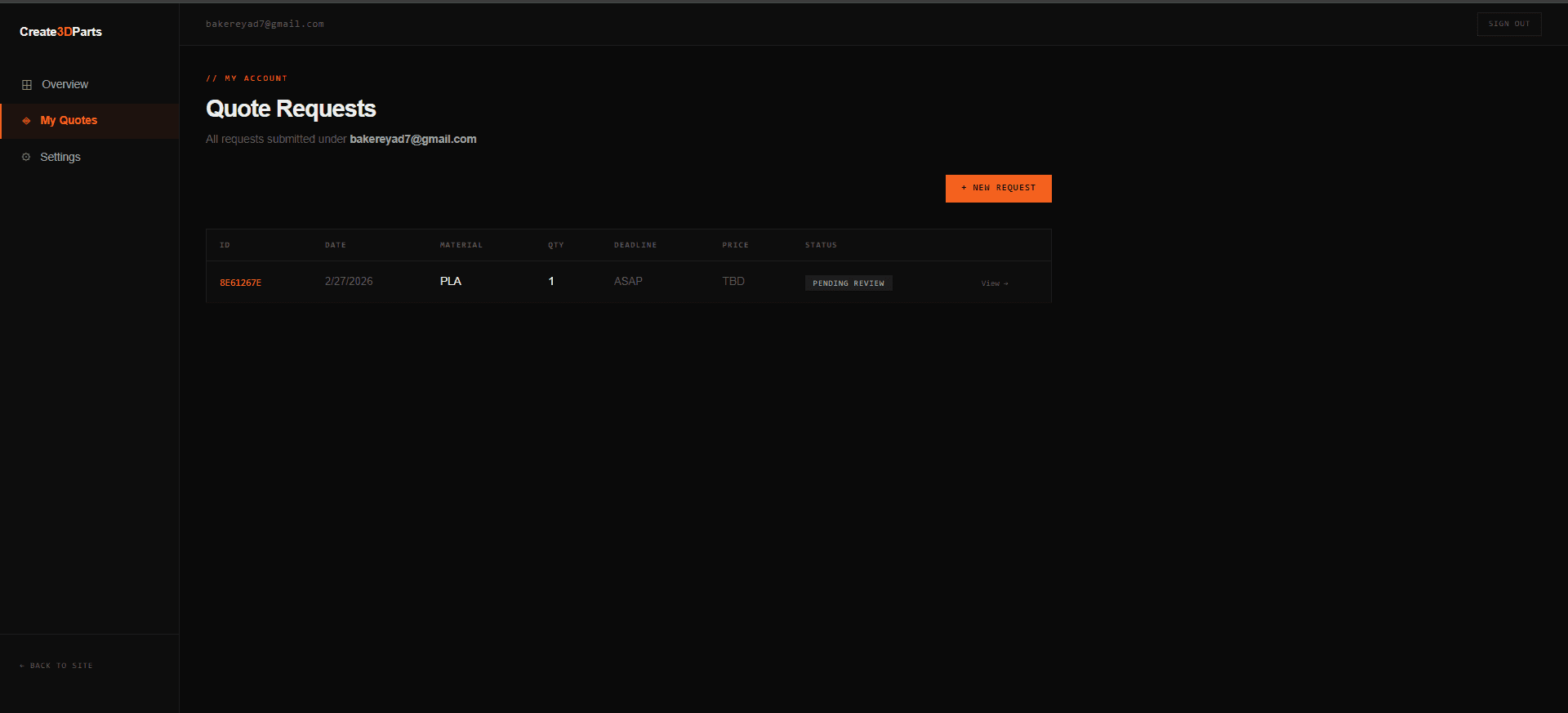 Create3DParts.com screenshot 4