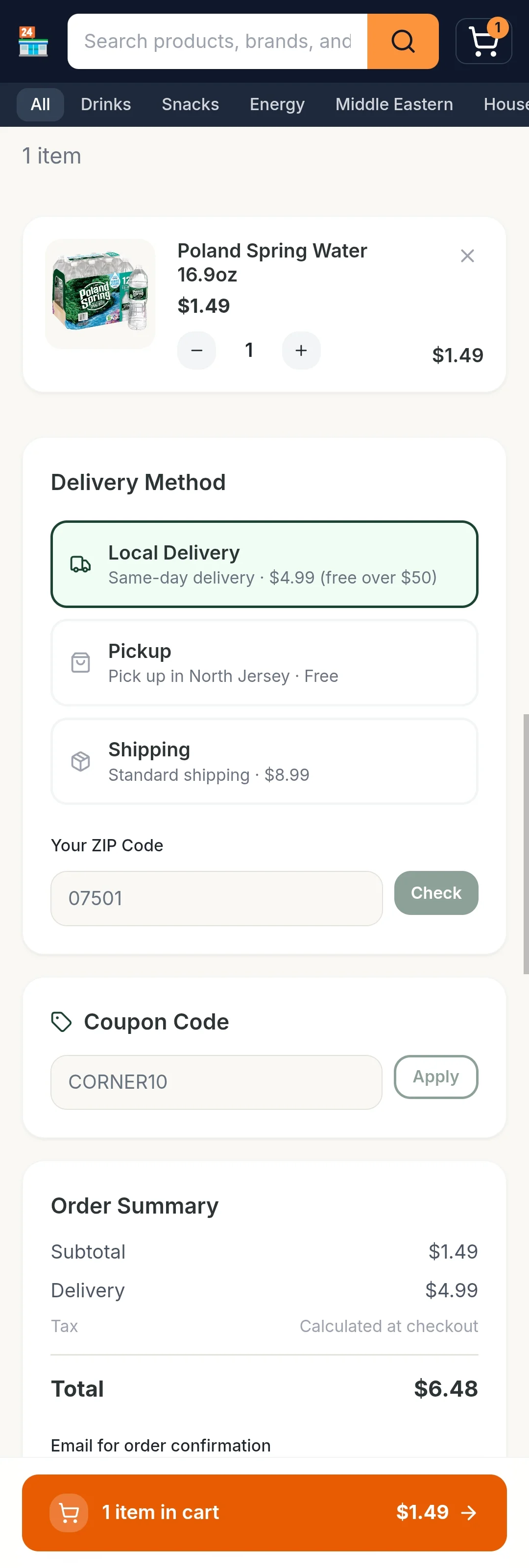 JerseyPantry.com screenshot 3