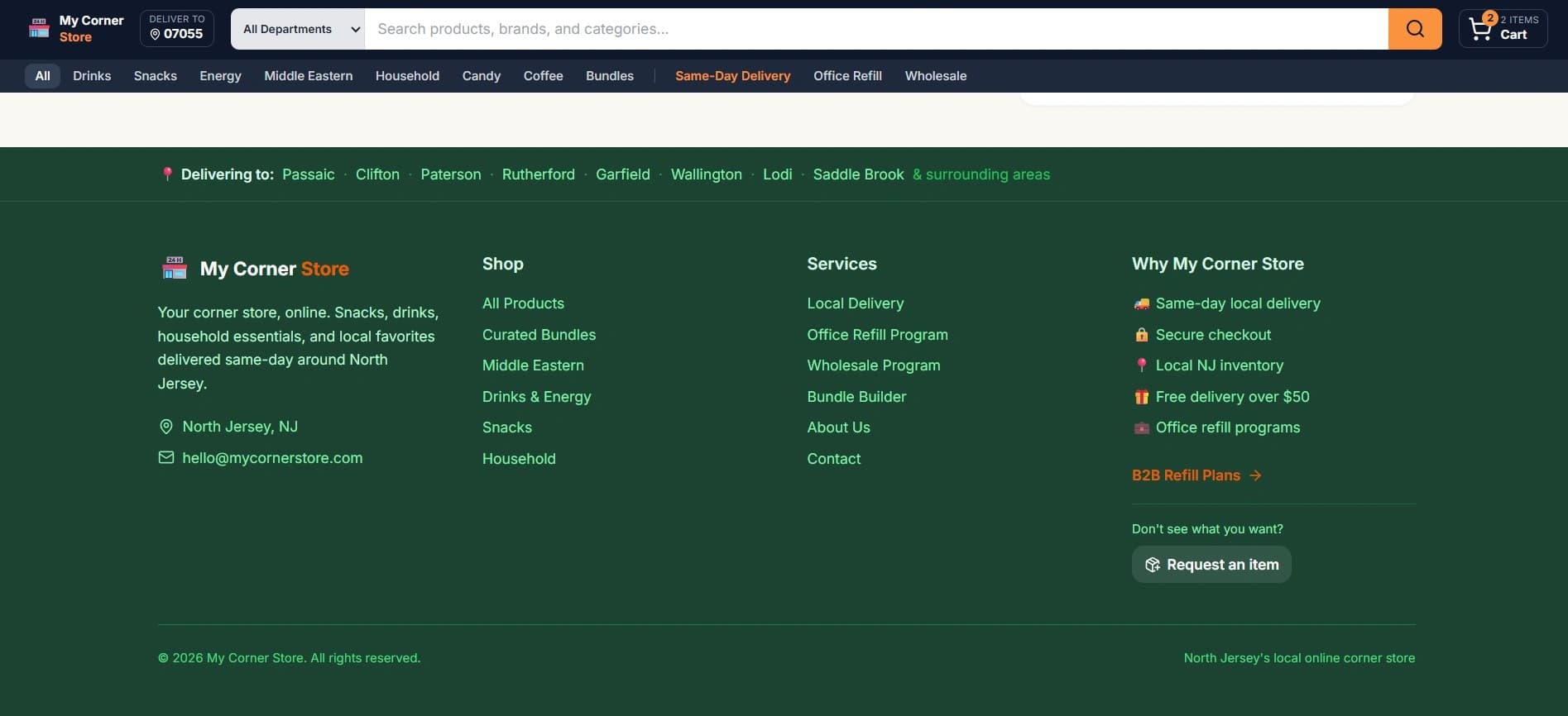 JerseyPantry.com screenshot 6