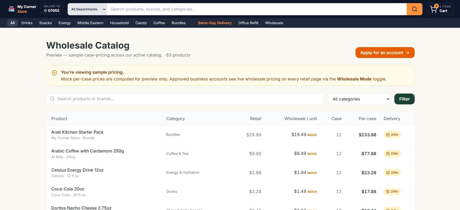 JerseyPantry.com screenshot 5